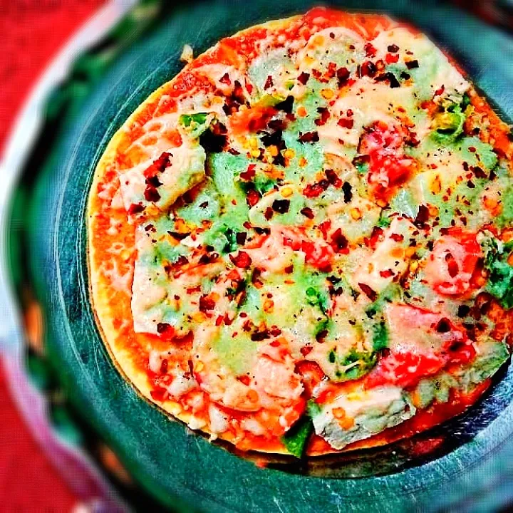 veg.paneer pizza|nishu khandelwalさん