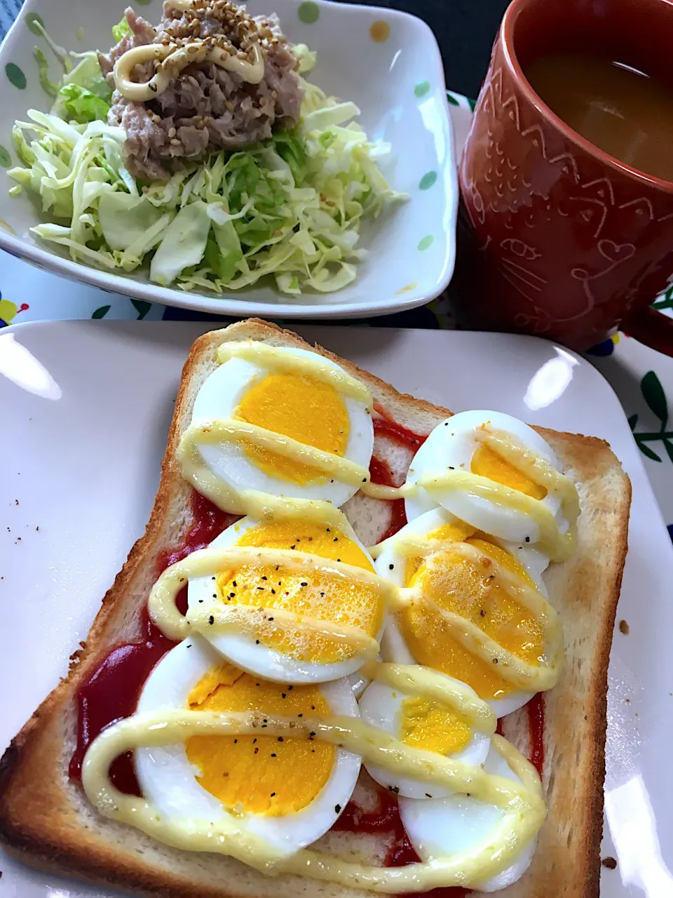 出勤前 遅めの朝ごぱん|ようか✩.*˚さん