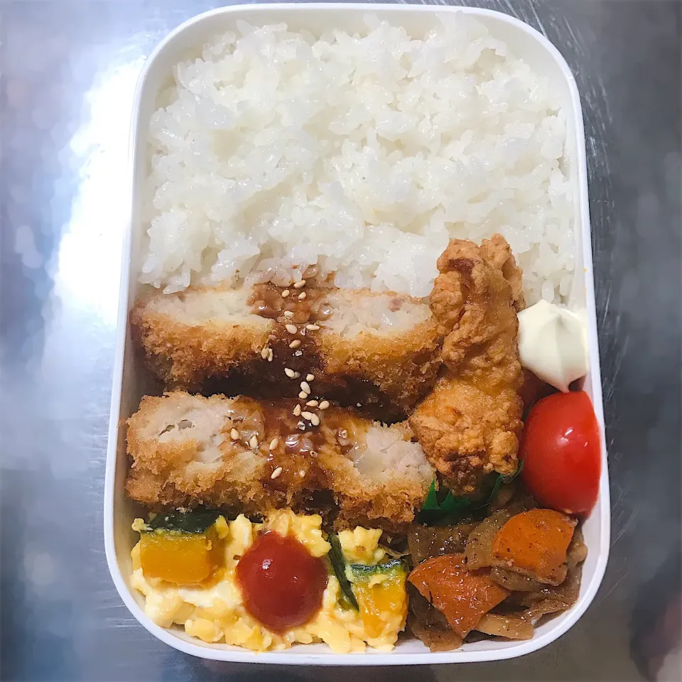 メンチカツ&唐揚げ弁当|おいもさん