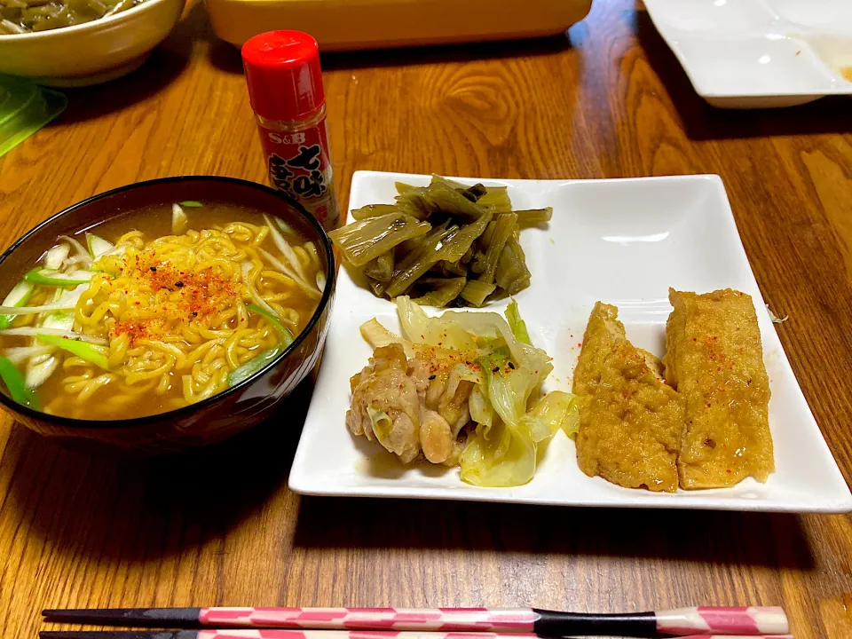 Snapdishの料理写真:鶏肉と絹揚げのオイスター炒め|kerryさん