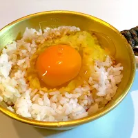 Snapdishの料理写真:シェラカップ炊飯&TKG|よーこさん