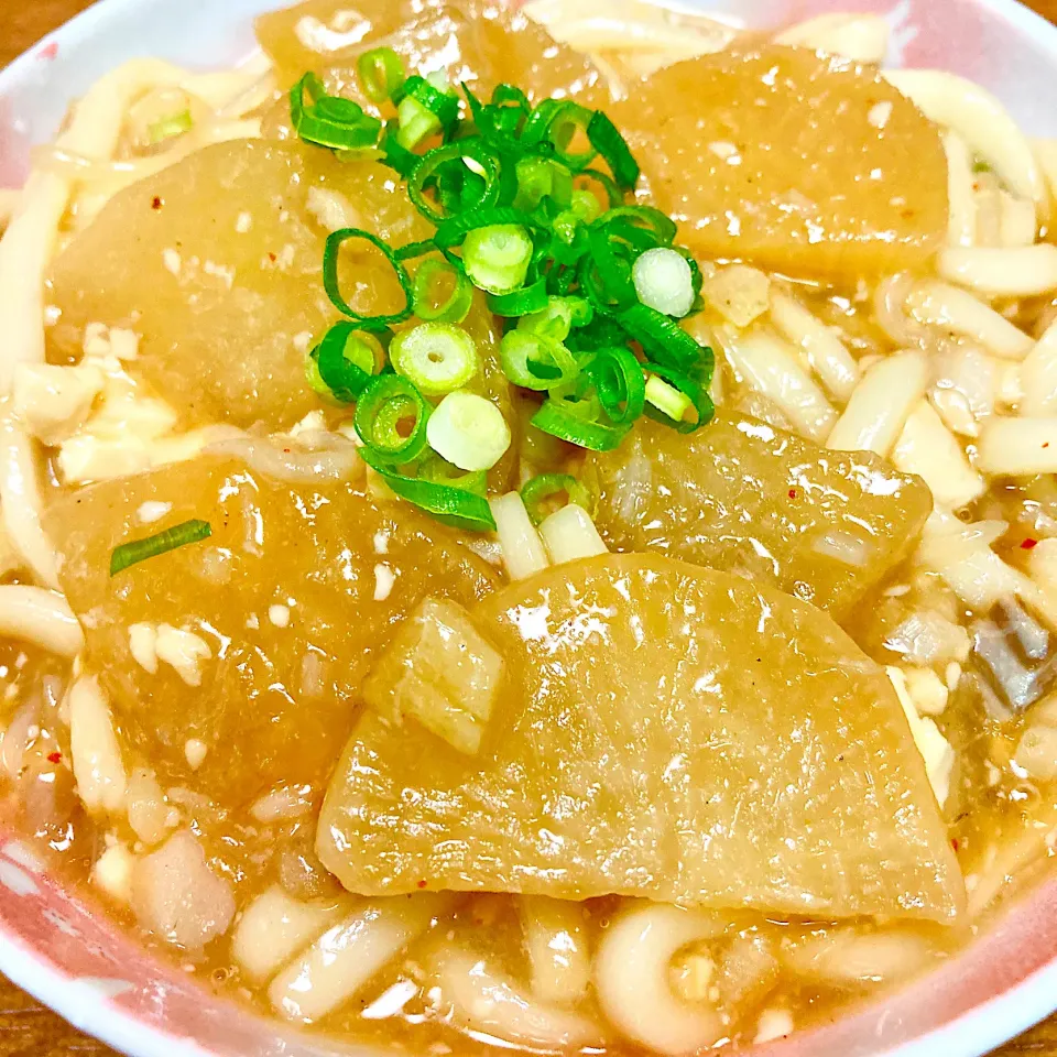 鱈のすき焼き風煮込み❤️お決まりのうどん🤩|まいりさん