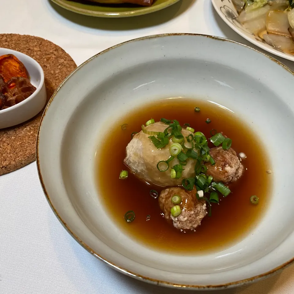 里芋饅頭の餡かけ|麻紀子さん