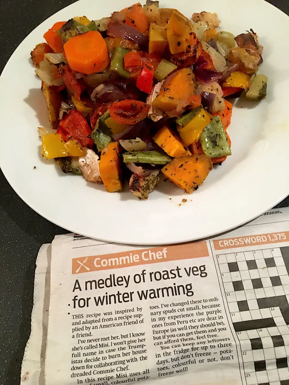 Winter warning roast veg (Morning Star Commie Chef recipe)|Nick Hiderさん