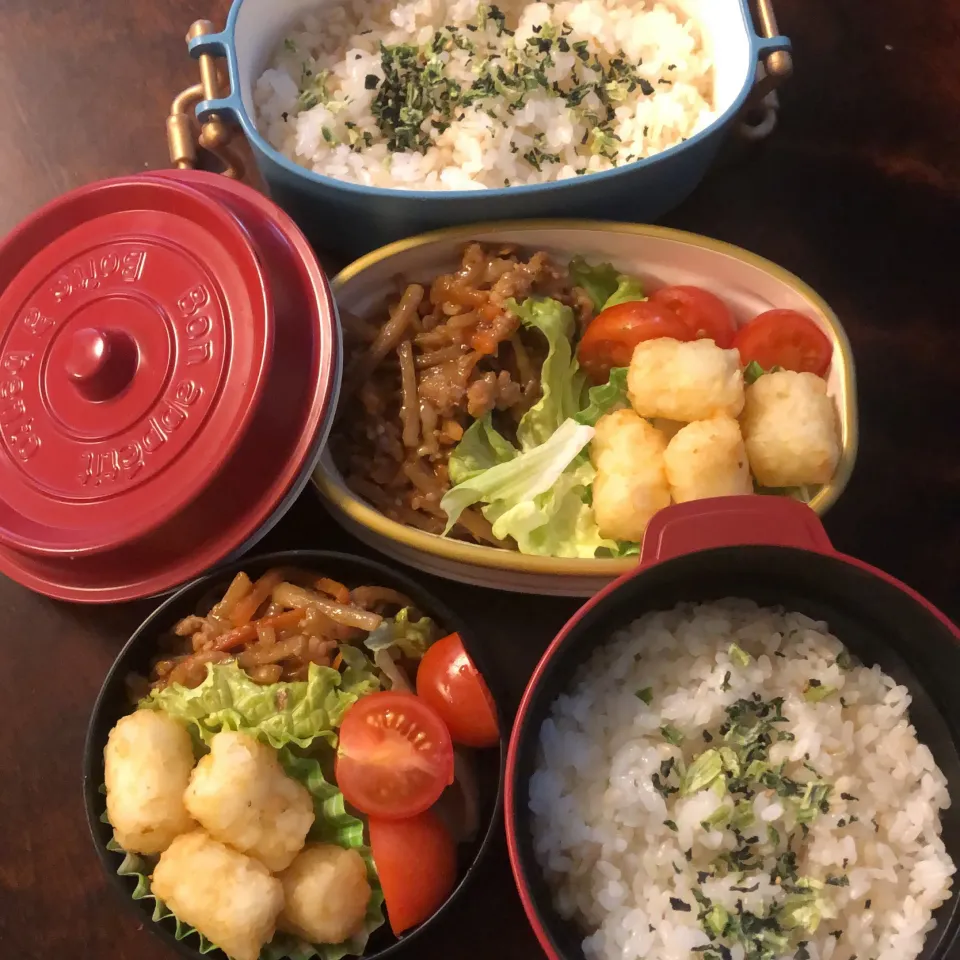 Snapdishの料理写真:きんぴら焼き肉弁当|charinkoqさん