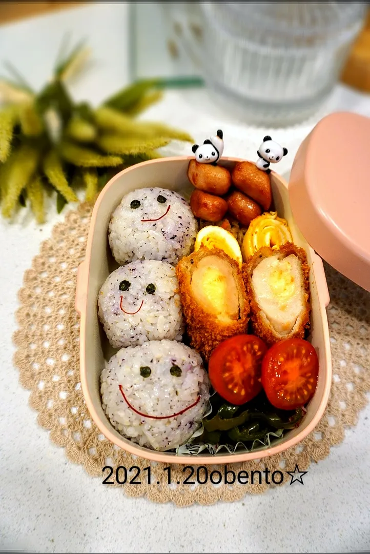 Snapdishの料理写真:チーズチキンカツ弁当☆|Azukiさん