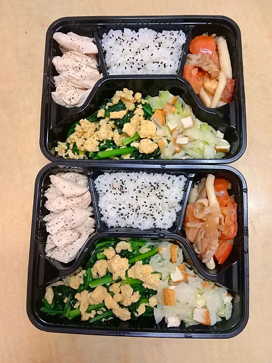 Healthy Lunch Box
健康便當 吃出健康
#low carb high protein
#less oil #less salt #less sugar
#no processed food
#eathealthy 
#eatclean|steady chanさん