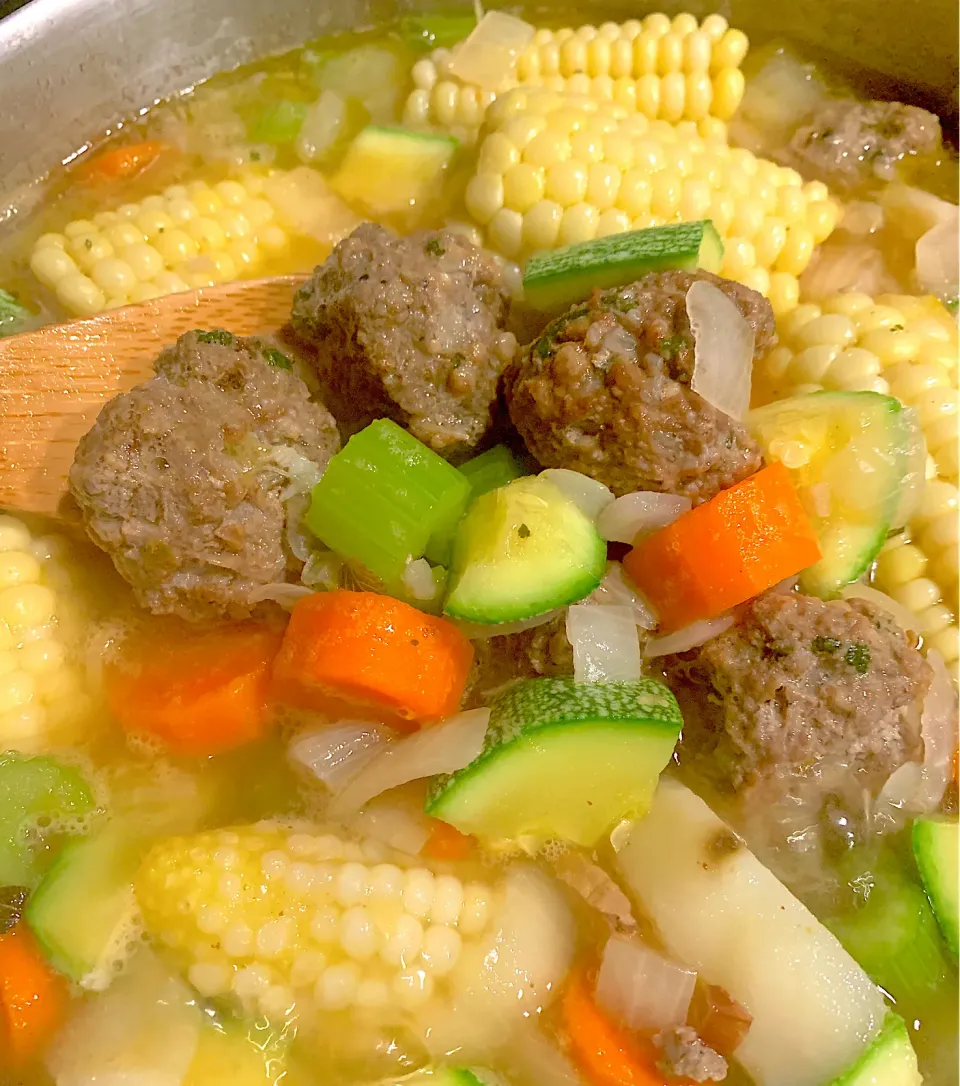 Albondigas Soup for a cold santa ana winds weather 🍲|🌺IAnneさん