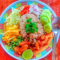 Khao kluk kapi (Shrimp Paste Fried Rice)🍴|Napasorn Chilly Prikさん