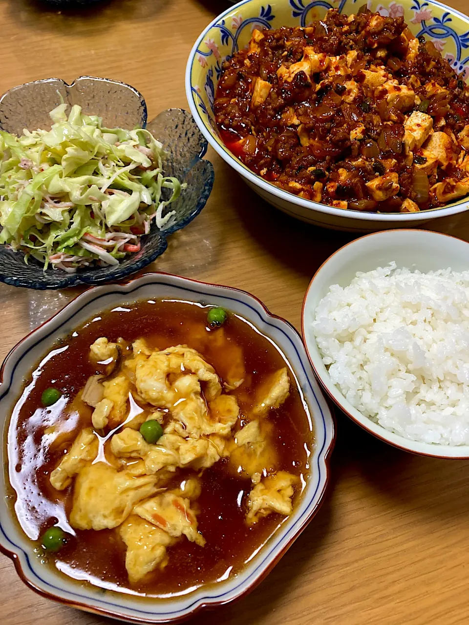 麻婆豆腐&カニ玉|sinさん