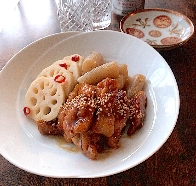 甘酒ヤンニョムと甘酒とビネガーの白煮|とんちんさん