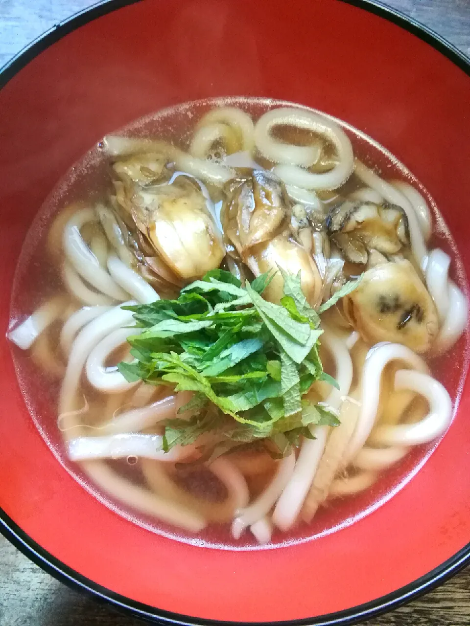 牡蠣の佃煮を利用して、牡蠣うどん|にんにくと唐辛子が特に好き❤️(元シャリマー)さん