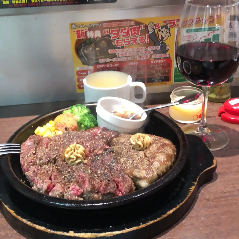 Snapdishの料理写真:ワイルドコンボ　＃いきなりステーキ小杉店|Hajime Sakaiさん