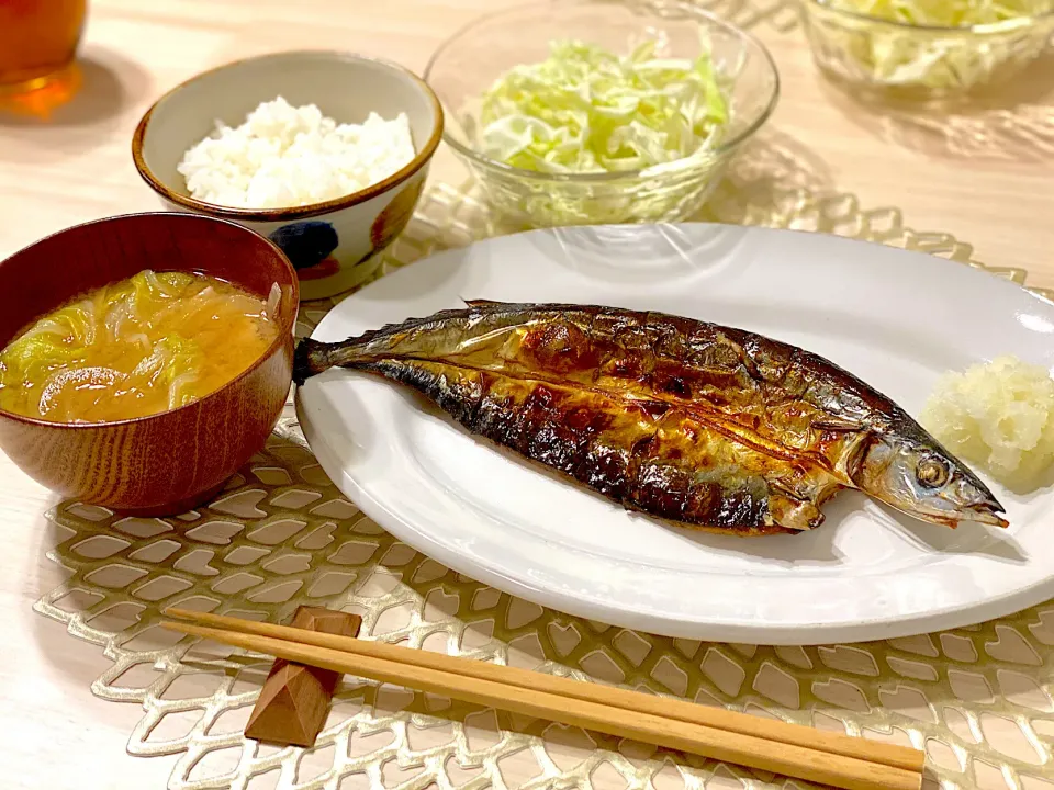 さんま定食|ひろさんとゆりさんさん