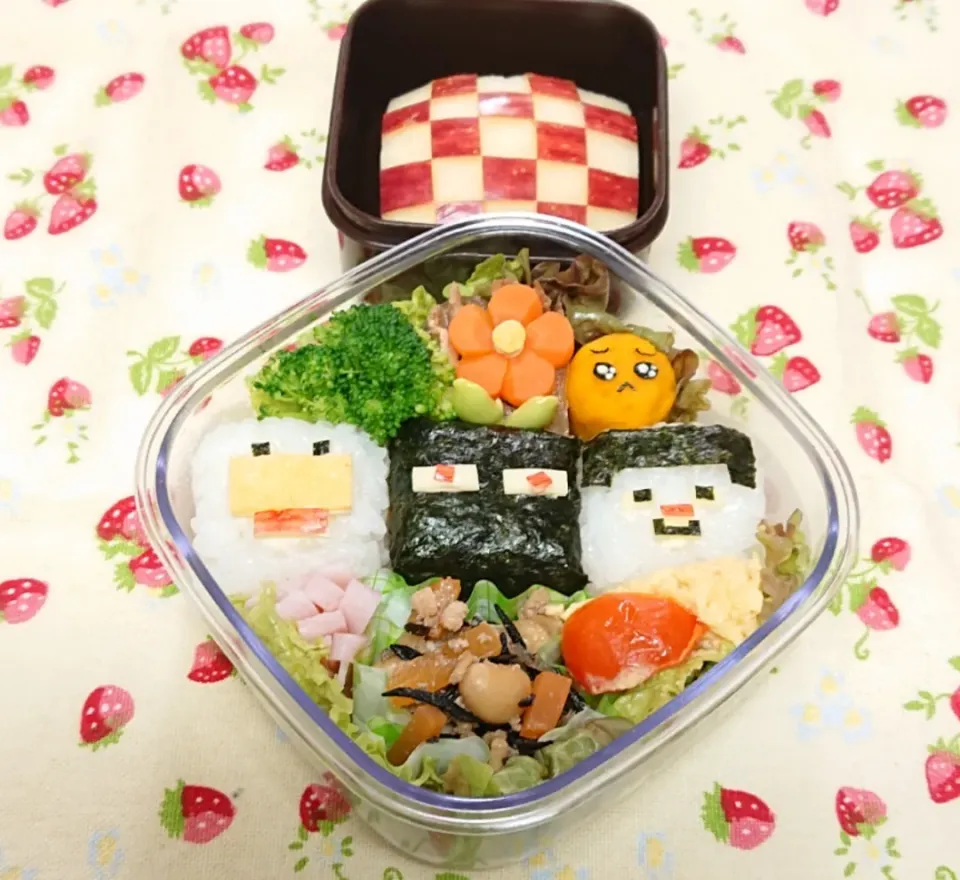 マイクラおにぎり弁当❤️マイクラって実物は知らないけど(^-^ゞ|みちゅあしさん