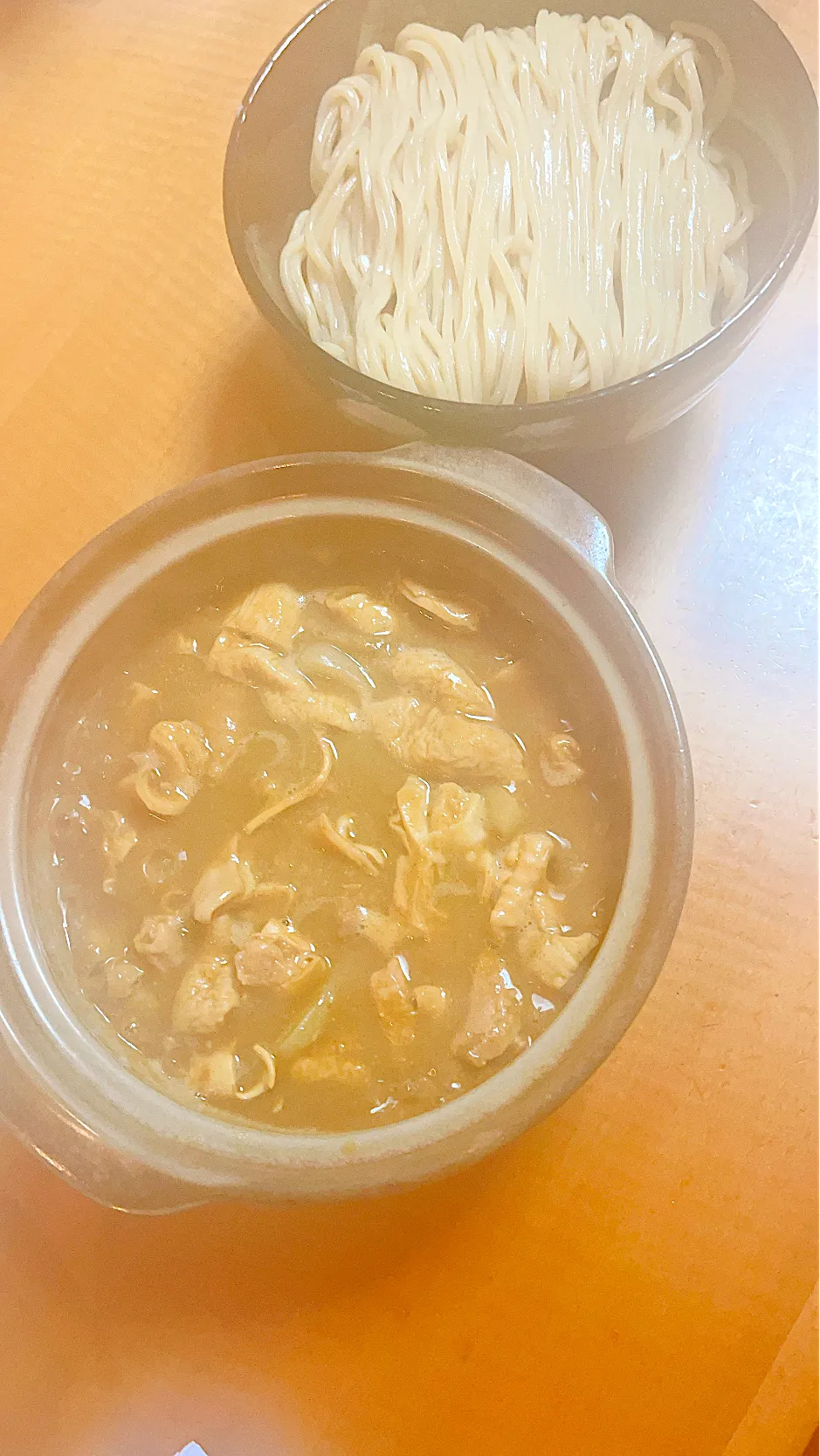 土鍋もつカレーつけ麺|中華蕎麦 銀時さん