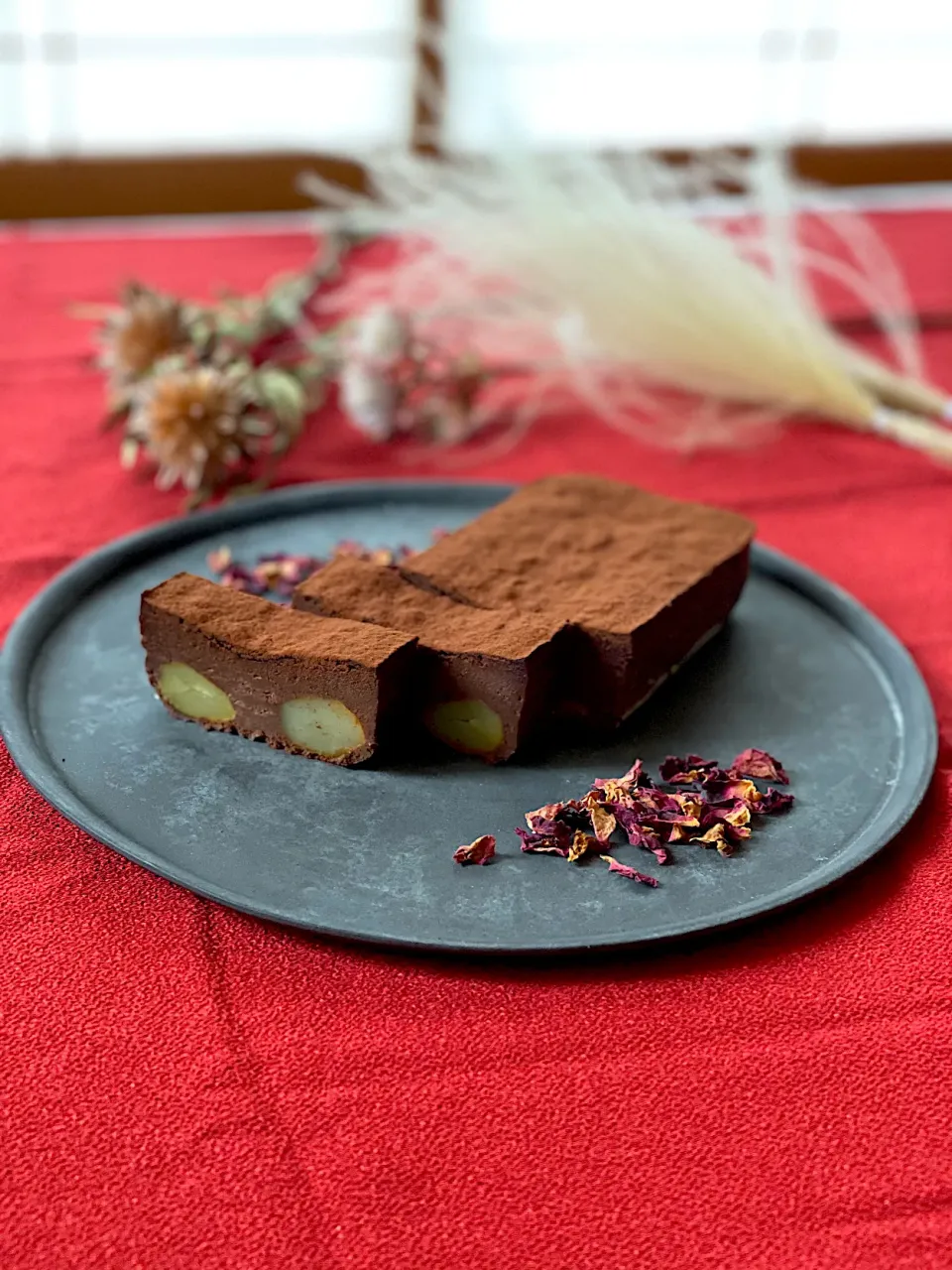 Snapdishの料理写真:♥️🍫🌰🍫♥️栗の恋濃いショコラ|ゆきぽん@ゆきの家飲み料理さん