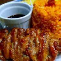 Snapdishの料理写真:Chicken BBQ and  Java rice|Laraさん