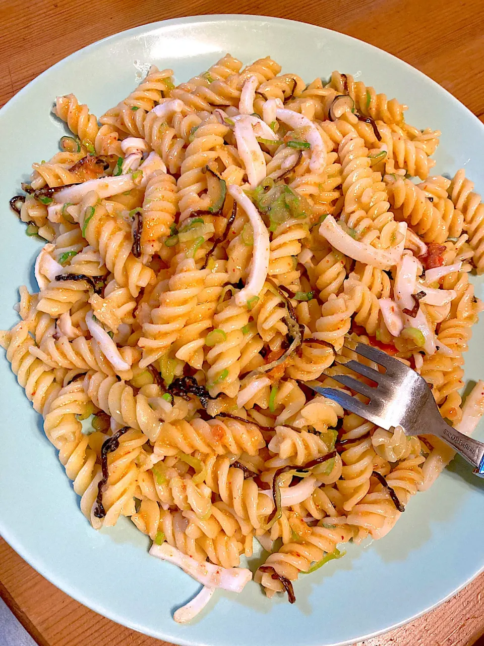 ヤリイカと明太子のフジッリ😋🍝💕✨|アイさん