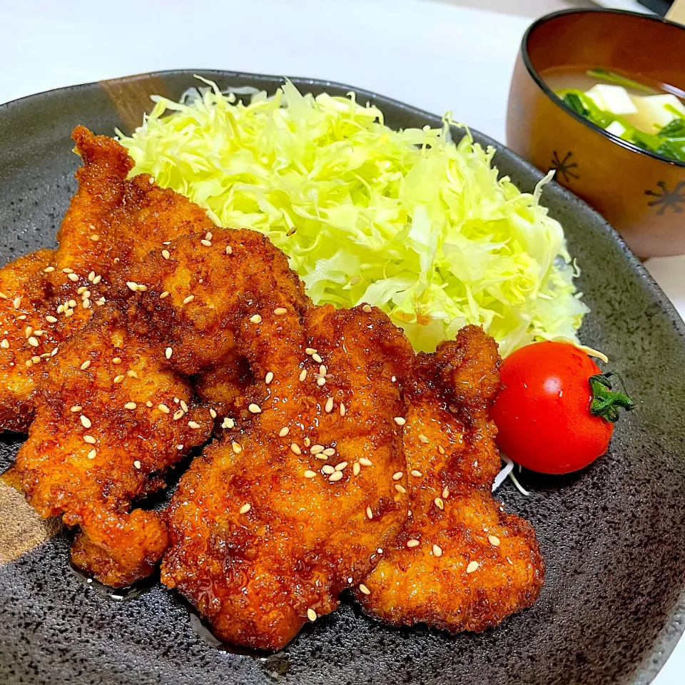 かおちゃんさんの料理 オススメ♡めちゃ旨〜和風チキンカツ♪|もやぴさん