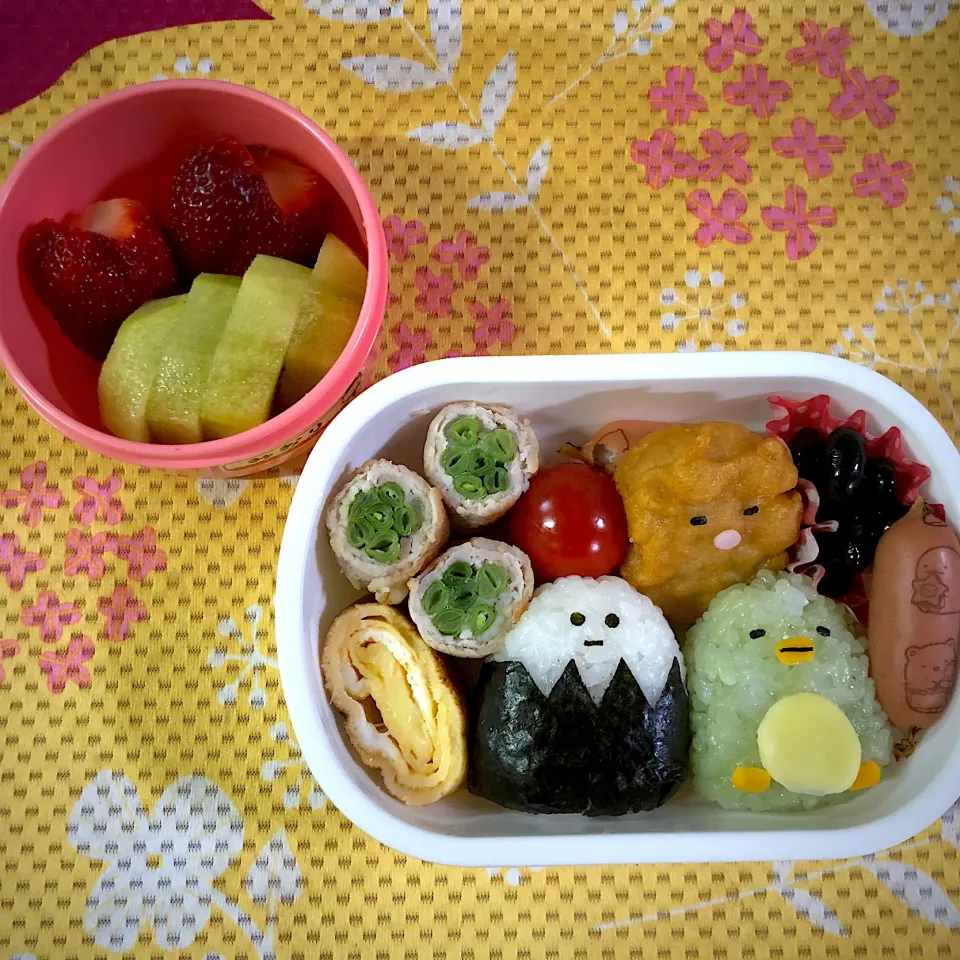 1月保育園お弁当|でこちゃびんさん