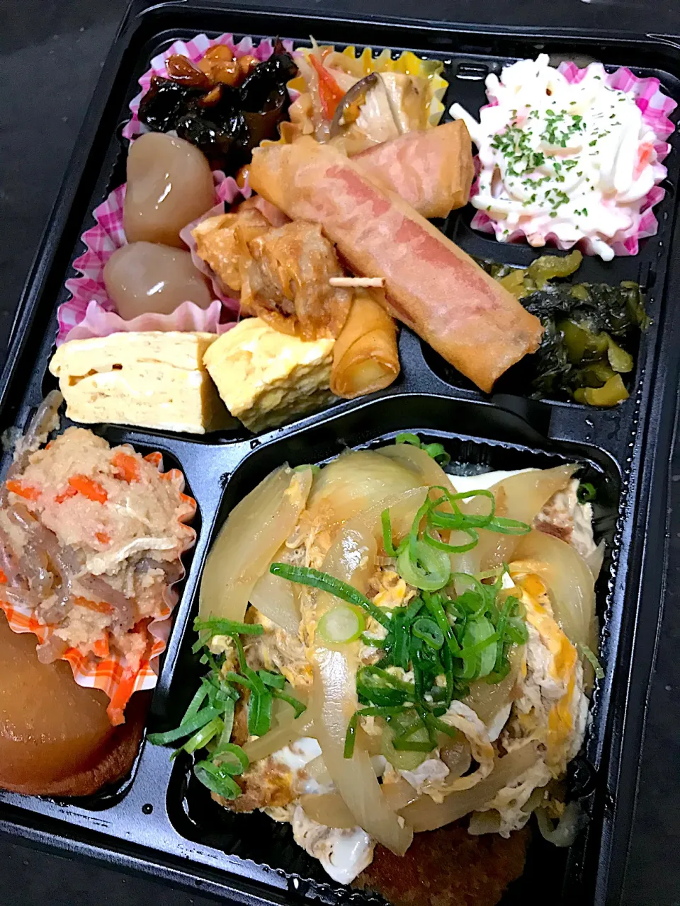 カツとじ　ご飯なし弁当|saturnさん