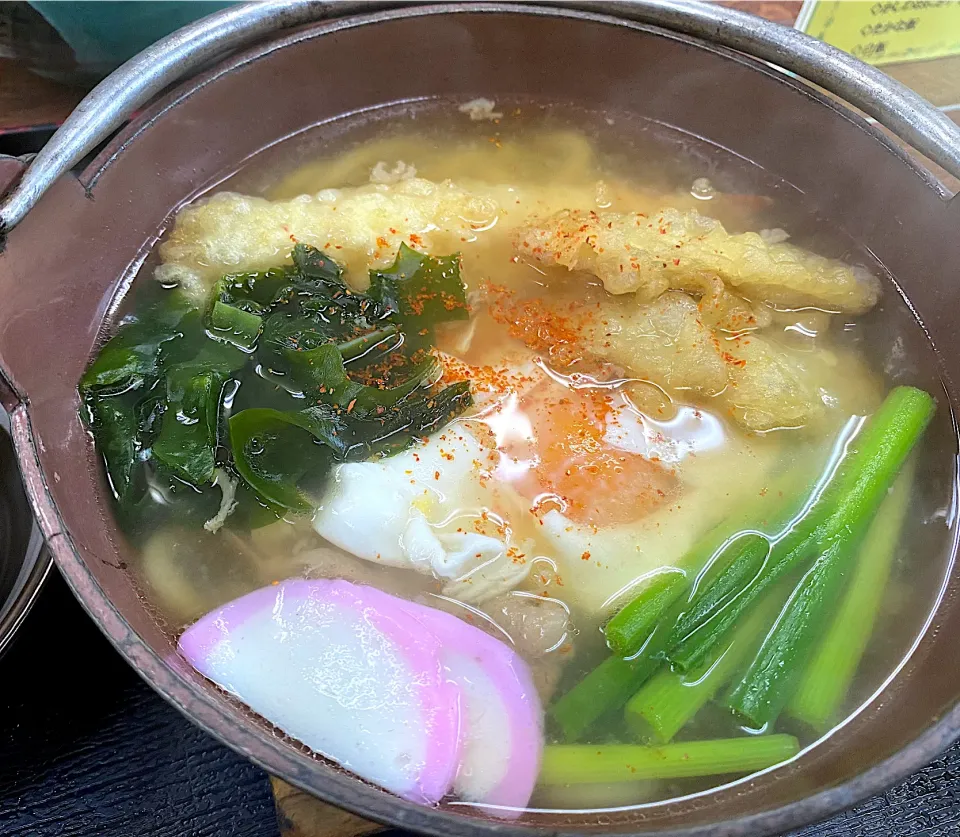 Snapdishの料理写真:中間　北の庄　鍋焼きうどん|Kouji  Kobayashiさん