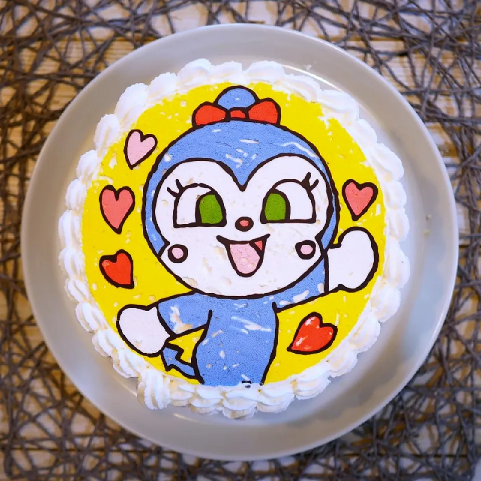 誕生日ケーキ、コキンちゃんデザイン|nockさん