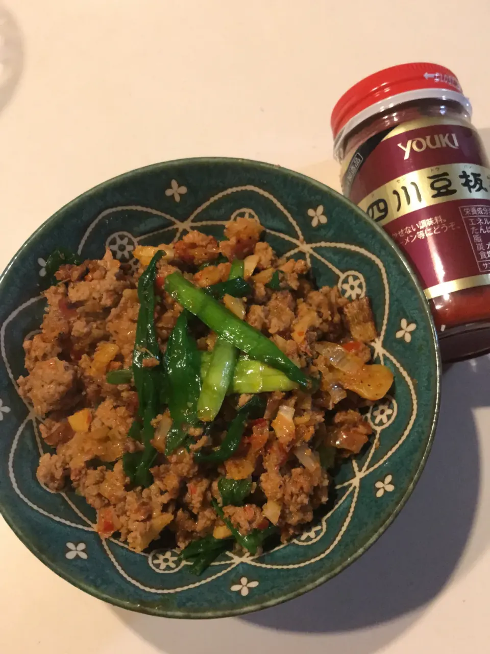 坦々麺🍜の上に乗せる用🥰　豚ひき肉、ねぎニラ生姜にんにく、豆板醤、ごま油、すりごま、しょうゆ😋|ノムリエさん