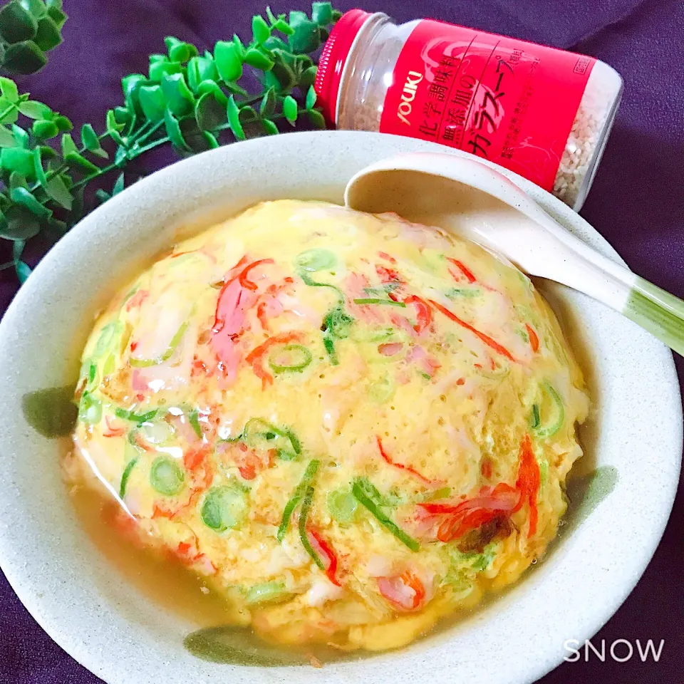 カニカマた〜っぷり天津飯|オーロラさん