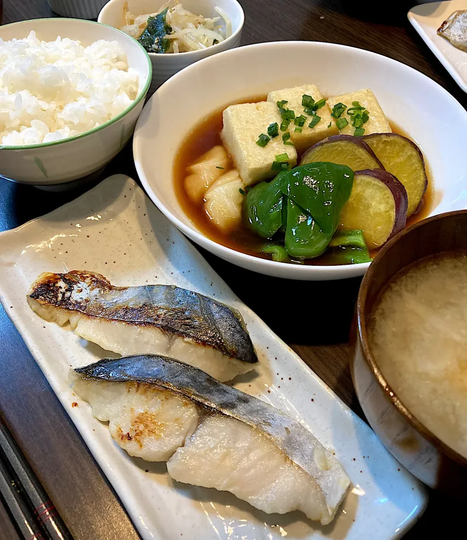 さわらの西京焼きの晩ご飯|mikaさん