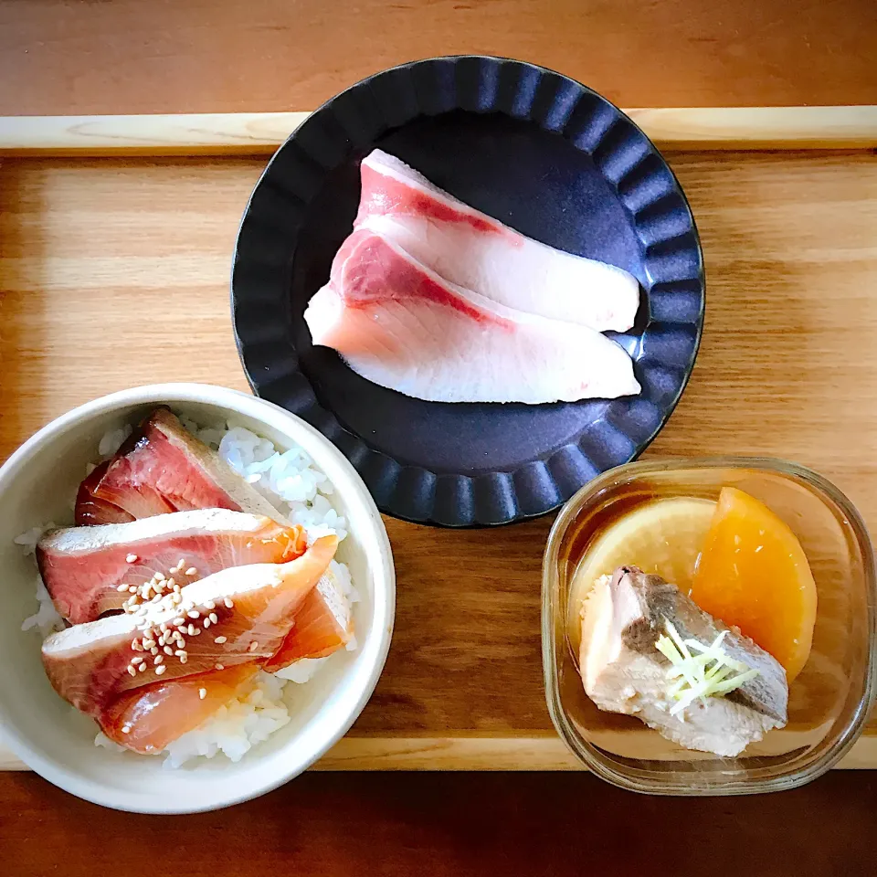 Snapdishの料理写真:寒鰤づくし|Mokoさん