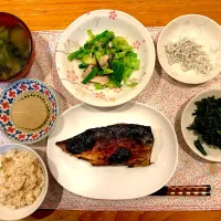 塩サバ焼きました+野菜も食べよう！|マムサムモアさん