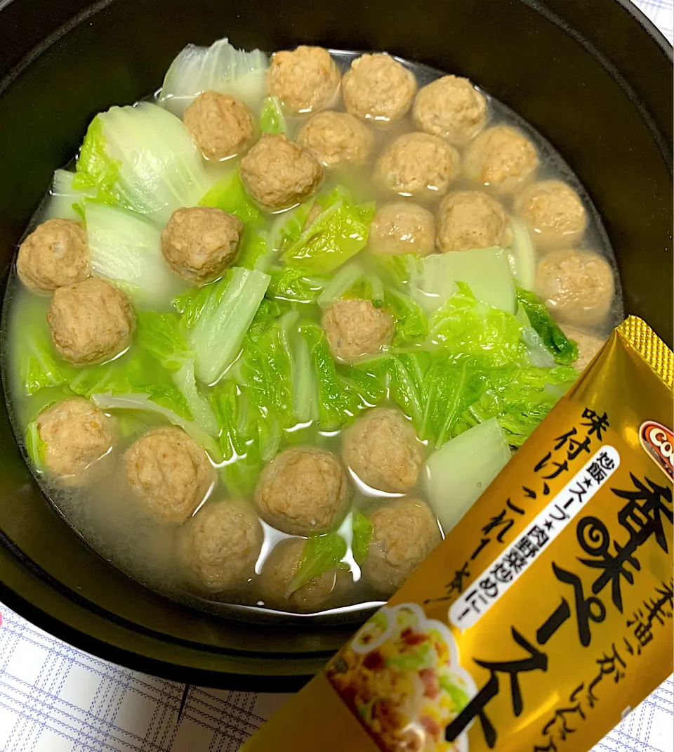 白菜と鶏団子のスープ煮|iguigupopさん