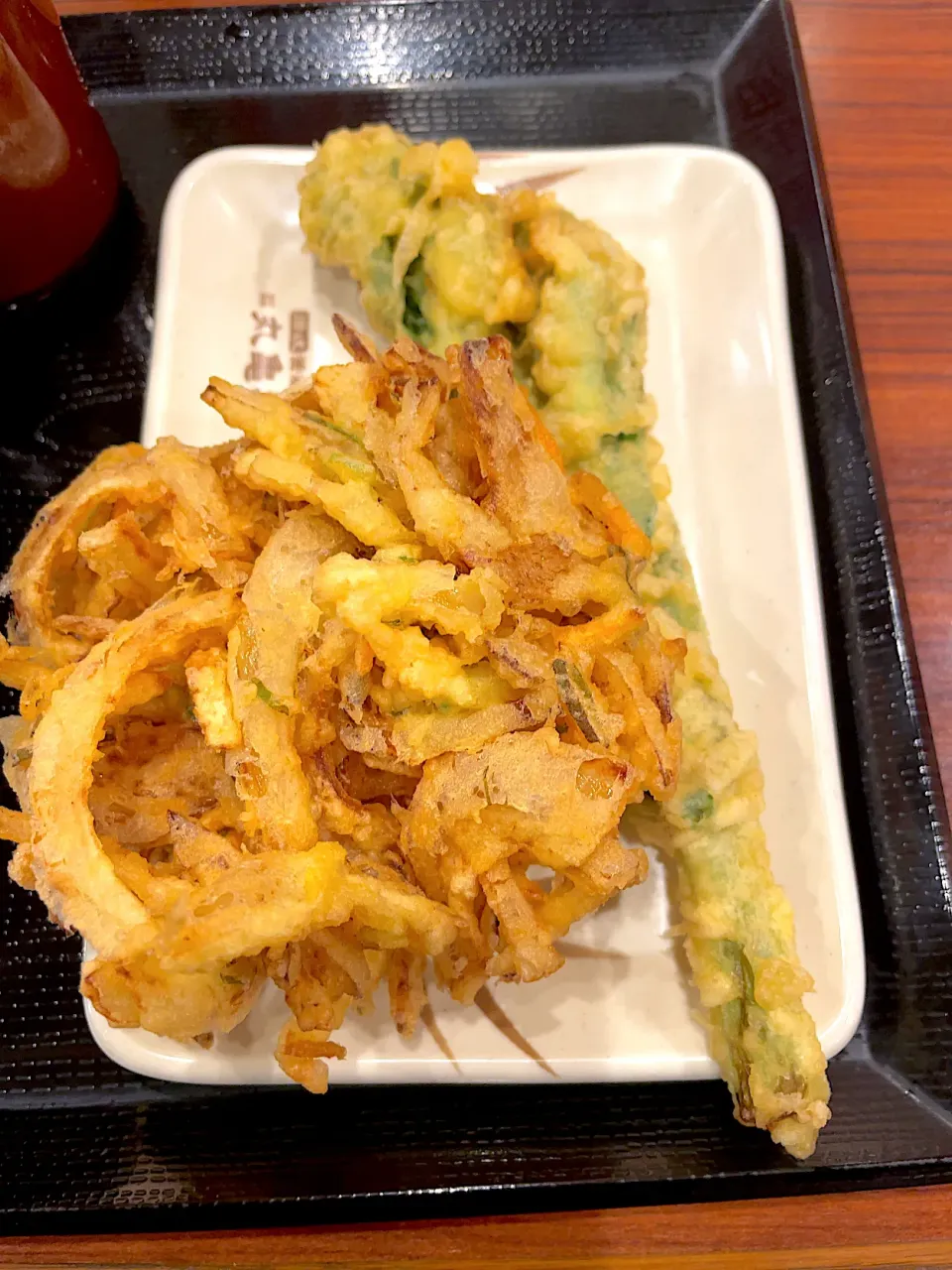 Snapdishの料理写真:天ぷら　野菜かき揚げ　なばな天|るみおんさん