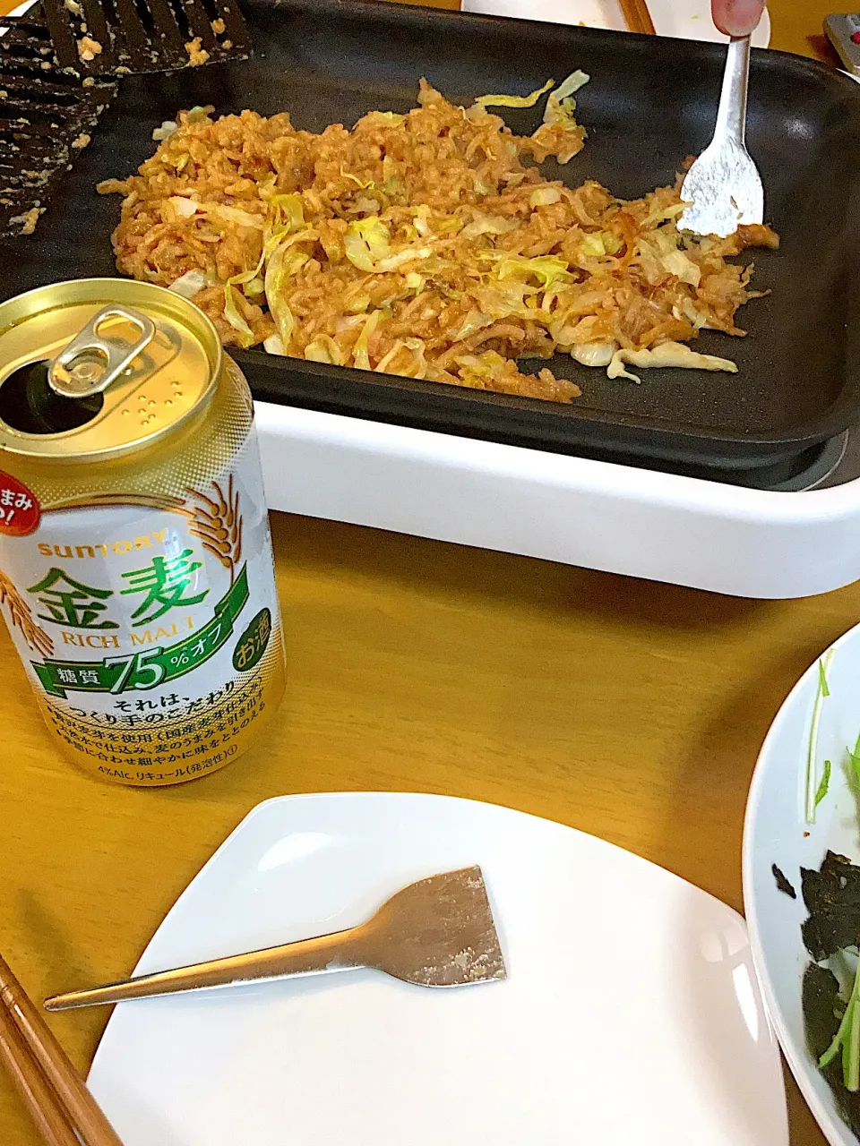 Snapdishの料理写真:#おうちもんじゃ|𝕜𝕪𝟙𝟘𝟚𝟘𝟙𝟠さん