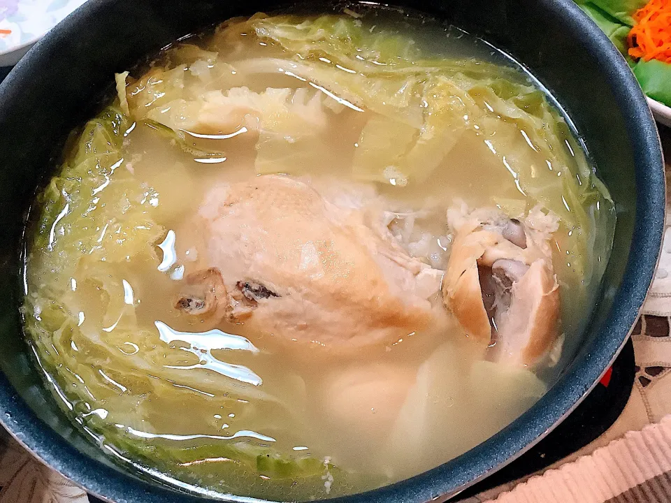 今宵のメインは参鶏湯🇰🇷😋|アライさんさん