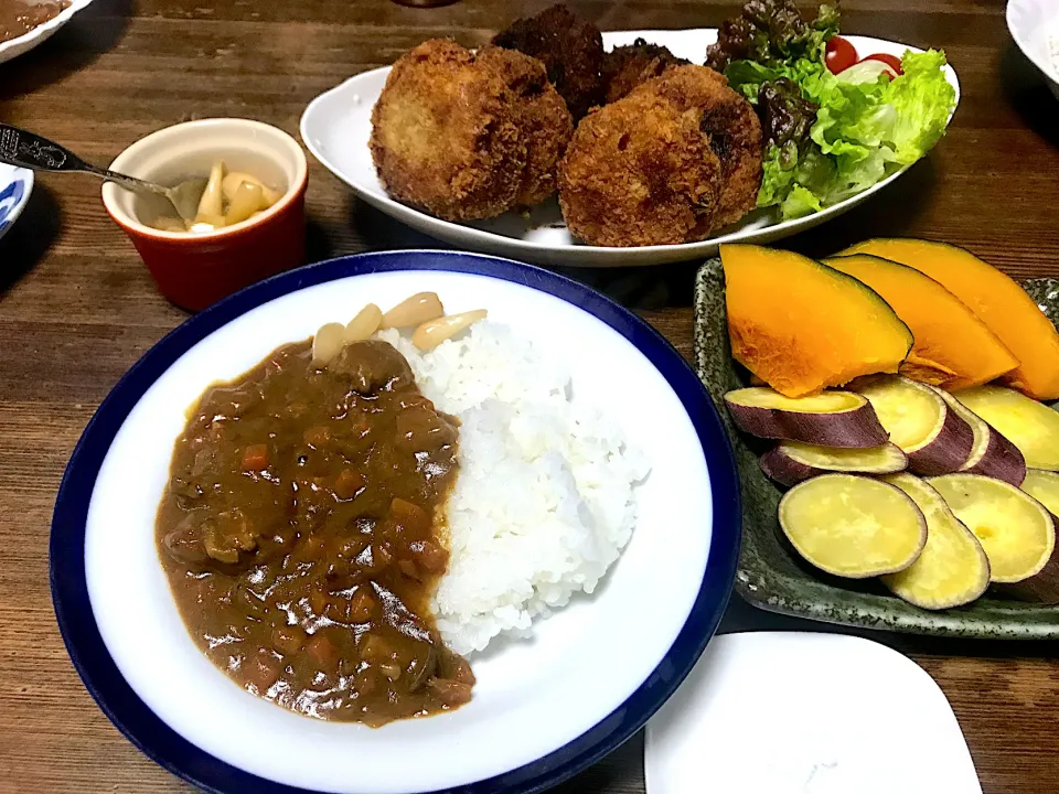 メンチカツ♫カレー🍛|yummy tommyさん