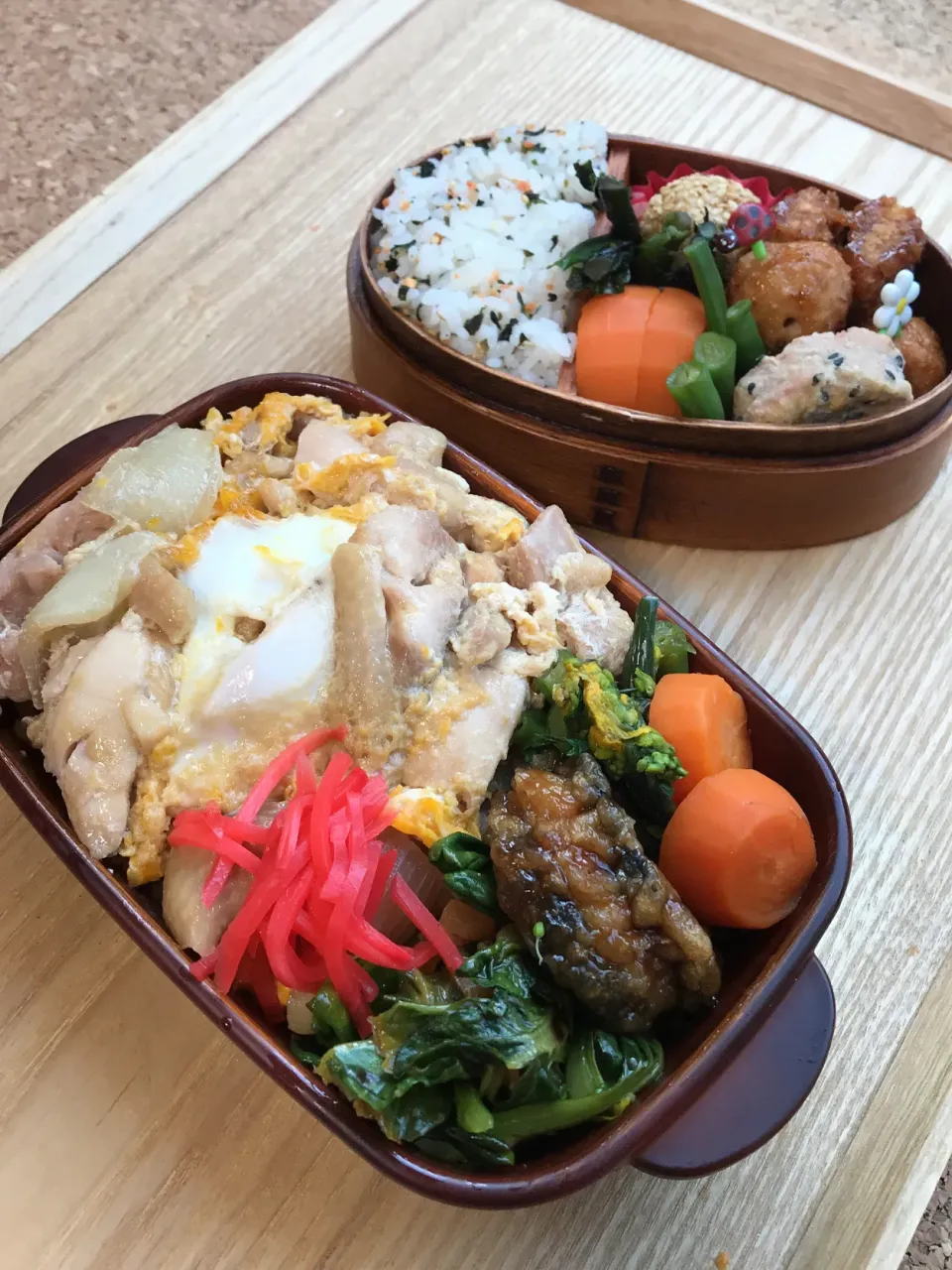 親子丼弁当|二キィさん