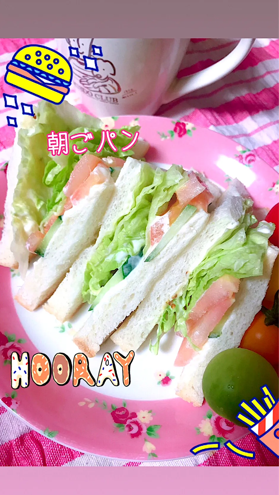 Snapdishの料理写真:☃︎簡単なサンドイッチ☃︎🥪|🌼はなちゃん🌼さん