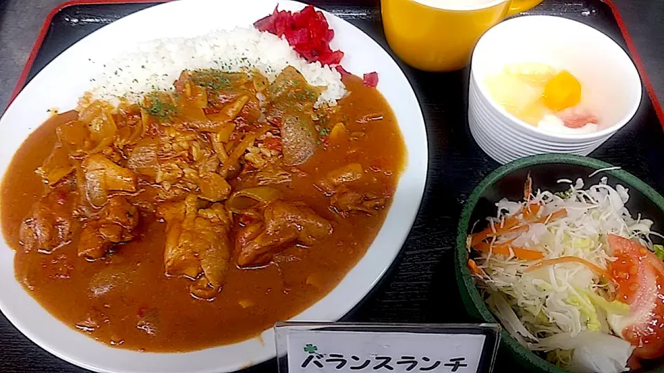 Snapdishの料理写真:バターチキンカレーセット|nyama1さん