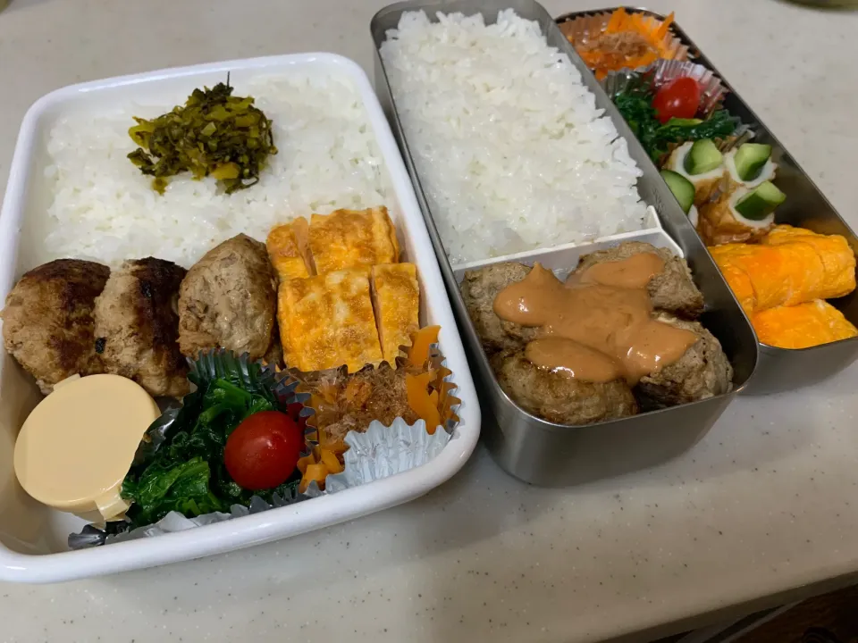 Snapdishの料理写真:ハンバーグ弁当|Kob Sathapornさん