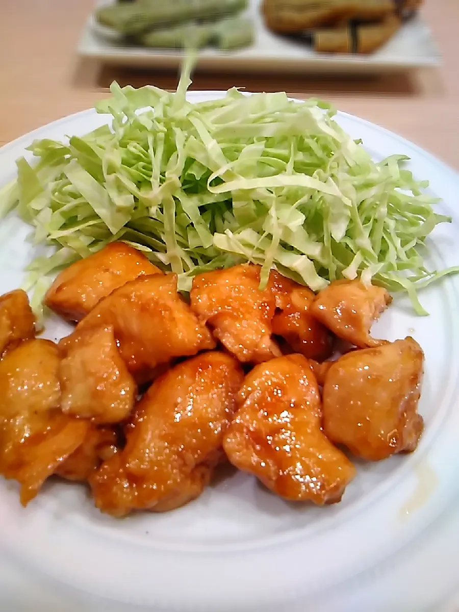 鶏むね肉の照り焼き|べるさん