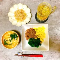 今日は久々の３色丼〜！冷凍したからまたいつでも食べられる💓|かにみそさん