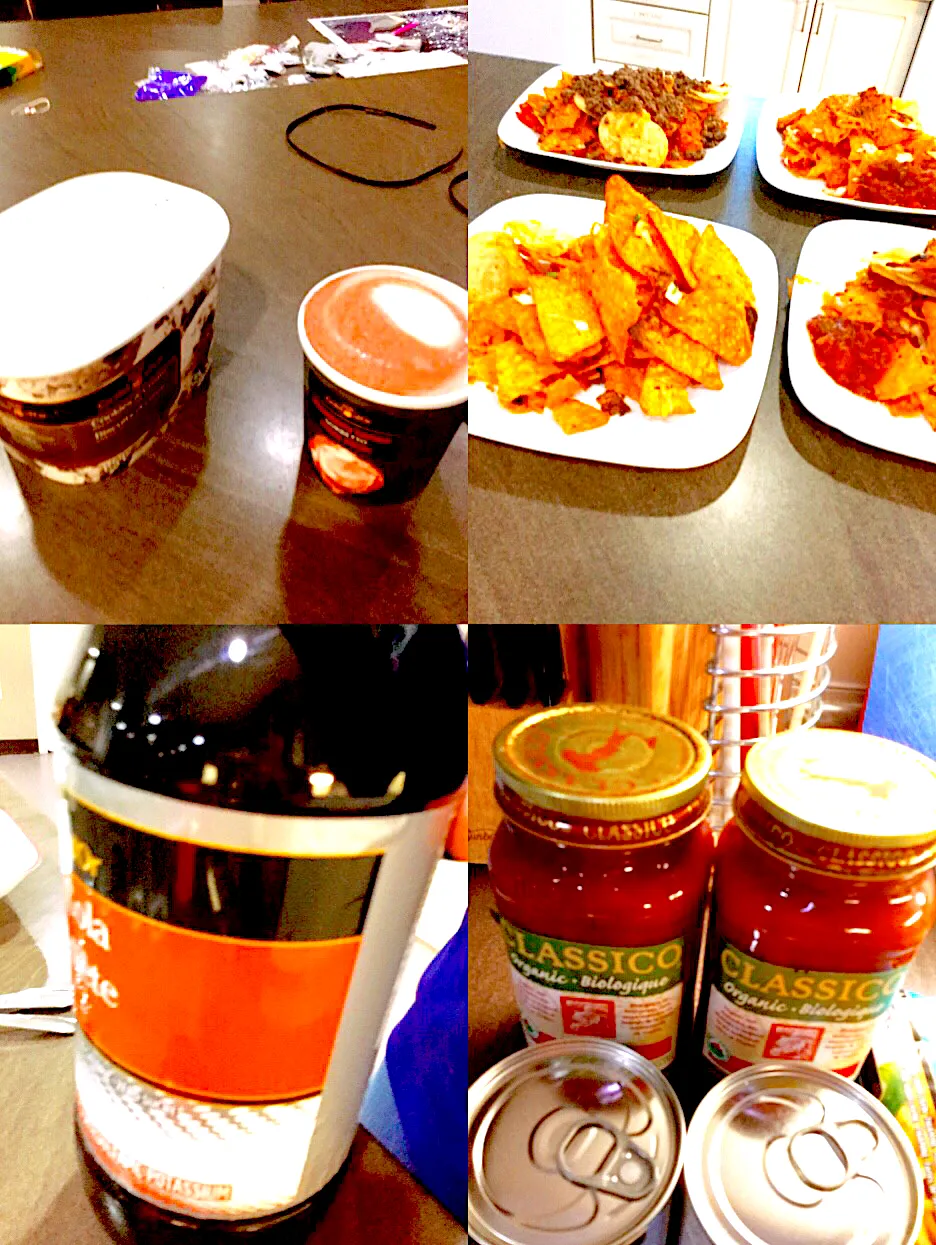 Nachos,organic tomato sauce,two ice creams and diet sodas|ninja kittyさん