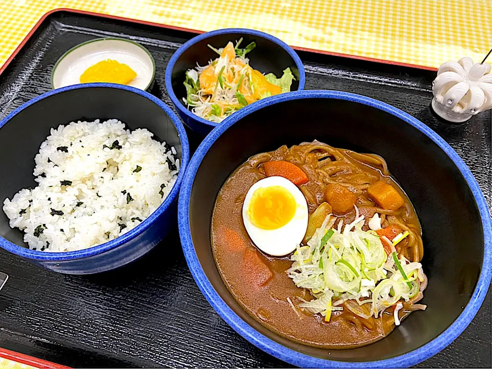 カレーそば＆わかめごはんセット|nyama1さん