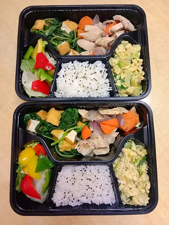 Healthy Lunch Box
健康便當 吃出健康
#low carb high protein
#less oil #less salt #less sugar
#no processed food
#eathealthy 
#eatclean|steady chanさん