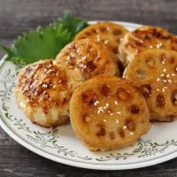 れんこんとつくねの照り焼き|ヤマサ醤油公式アカウントさん