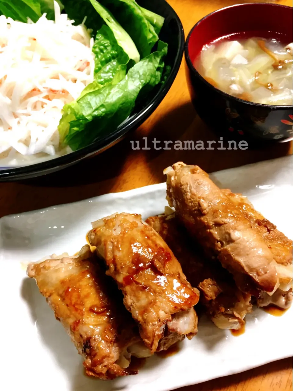 ＊肉巻きれんこん♬＊|ultramarineさん