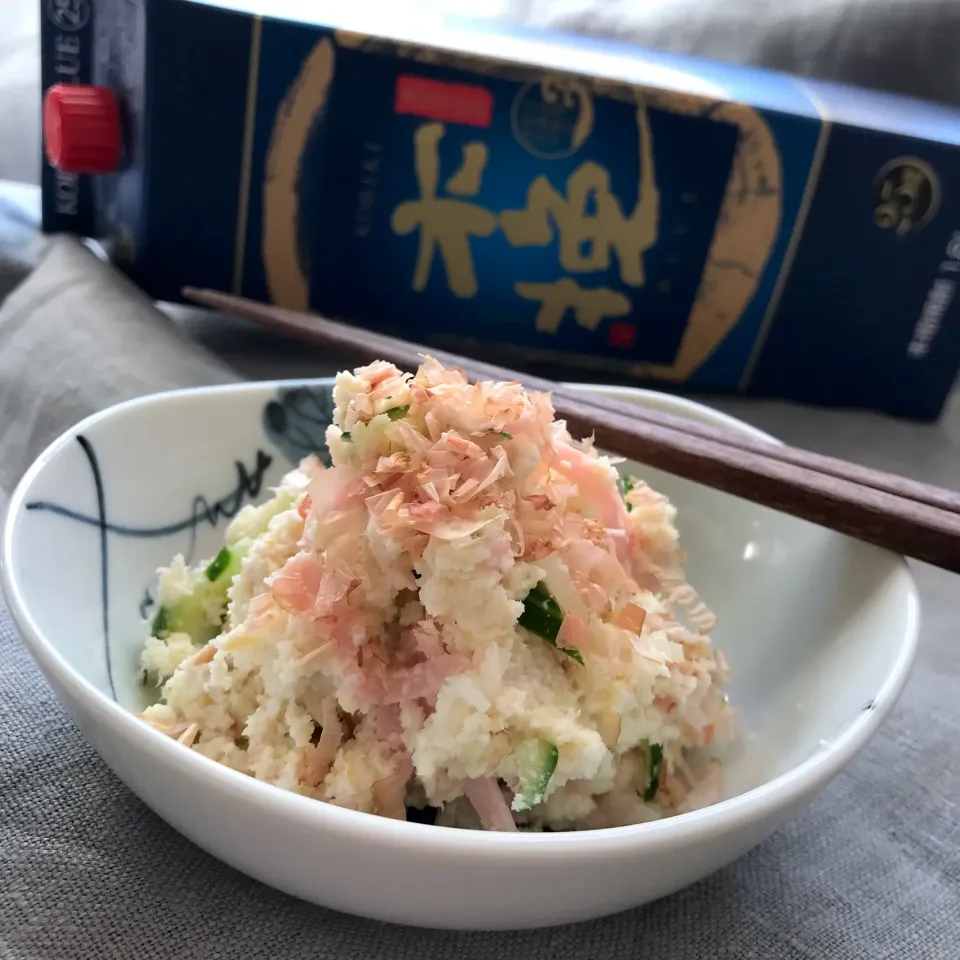 七海さんの料理 【THE 節約ヘルシー】ナメダデリのおからサラダʕ-̼͡-ʔいらっしゃいませ30円/100gで御座います　♪|るん♪さん